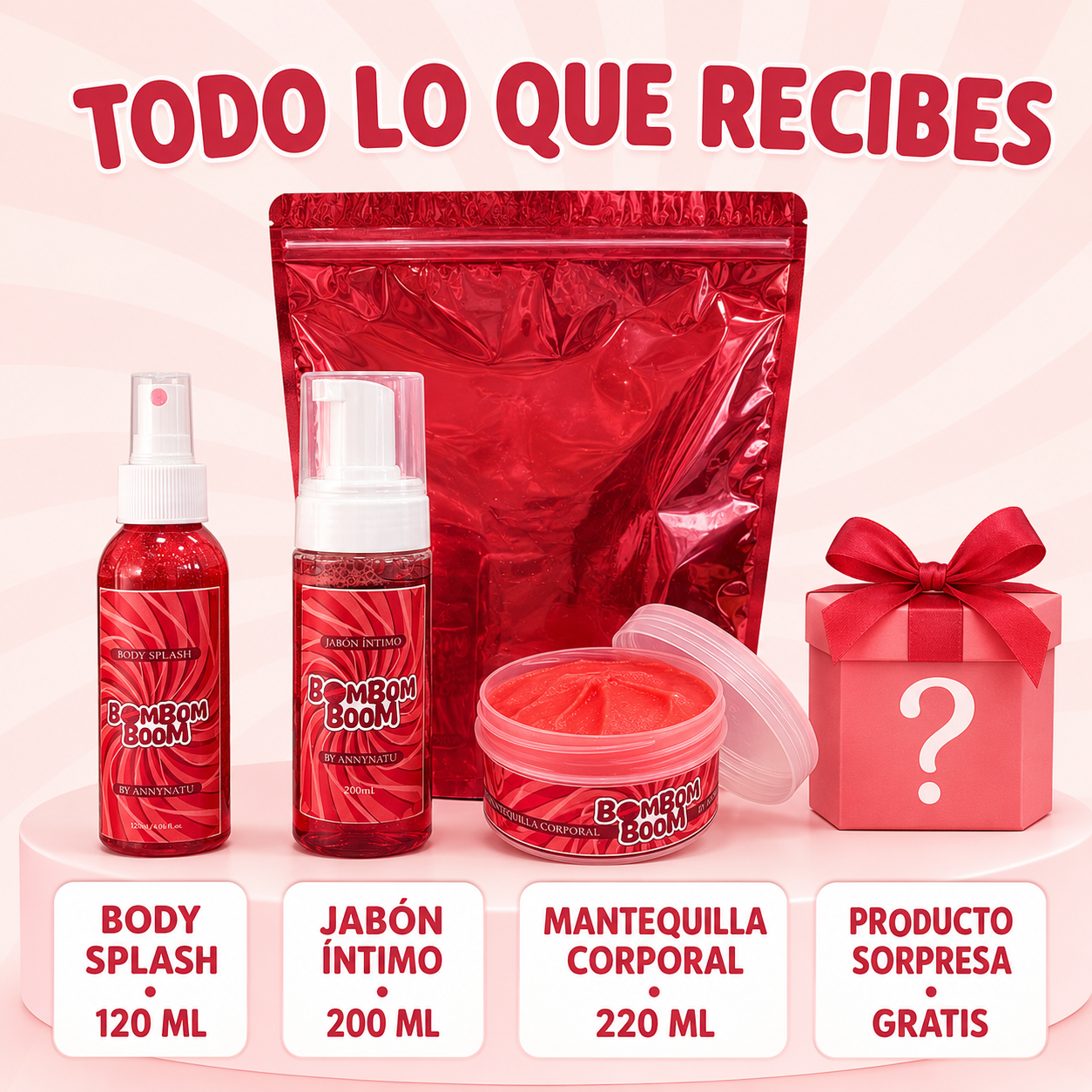 KIT BOM BOM BUM + 1 producto sorpresa
