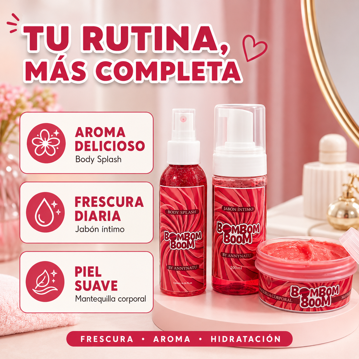 KIT BOM BOM BUM + 1 producto sorpresa